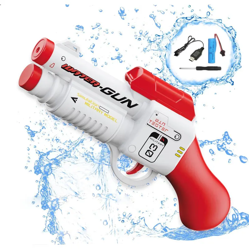 1014 Pistola de agua eléctrica para niños, pistola de agua para piscina, juego de entretenimiento, juguete AC129