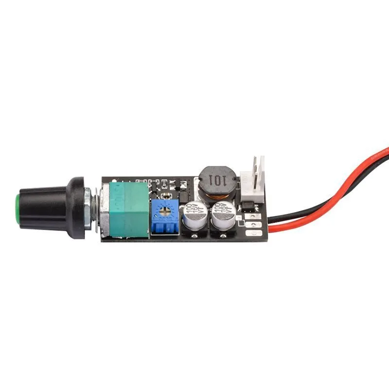 For 2-wire 3-wire Fan Manual Governor 5V12V1A with Switch, Chassis Fan Knob To Reduce Speed and Noise Can Be Shut Down