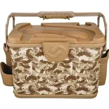 Fishing Tackle Box Bakkan special camo with rod holder shoulder belt Japanese Giant Salamander