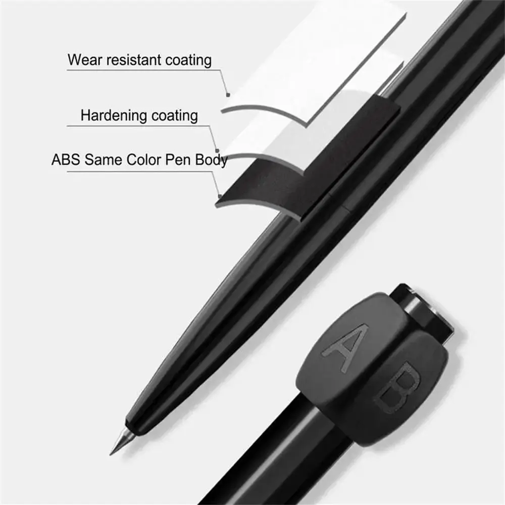 Creative ABCD Select Answer Pen Kill Time Toys Personality Rotatable Gel Pen Writing Difficult Rotary Neutral Pen Student Use