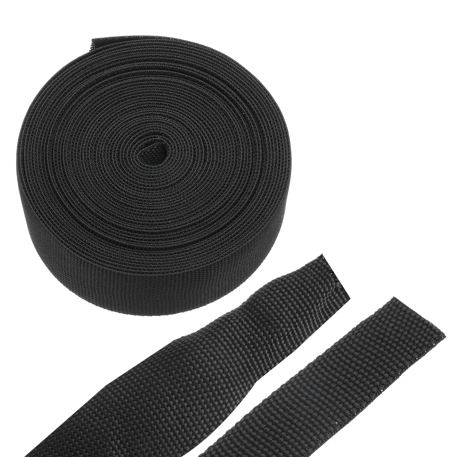 3-10m Braided Cable Sleeves Heat Shrinkable Fabric Sleeving 6-50mm Diameter 2:1 Ratio Heat Shrinkable Cord Protector for Harness