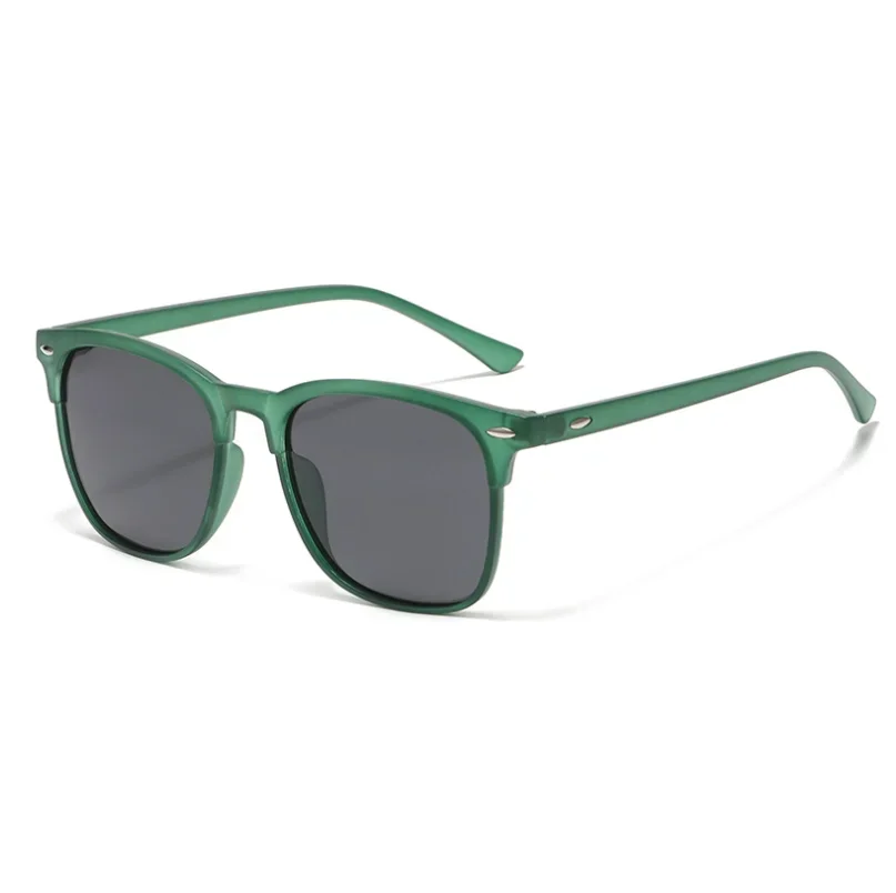 Quadratischer Rahmen getönte Myopie-Kursichtigkeitsbrille für Männer, Brillen im Freien, modische Sonnenbrille zum Fahren, -1,25 FELRES 4