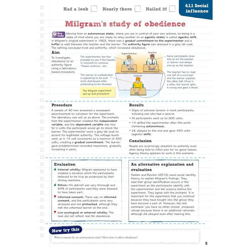 Pearson REVISE AQA دليل مراجعة علم النفس على المستوى والمصنف الإصدار عبر الإنترنت 2025 و2026 امتحان 9781292111216