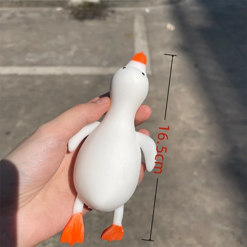 Stress Relief Toy Jumbo Squishy Duck Stress Ball Fidget Toy Desk Squeeze Toy Friends X-mas Gift