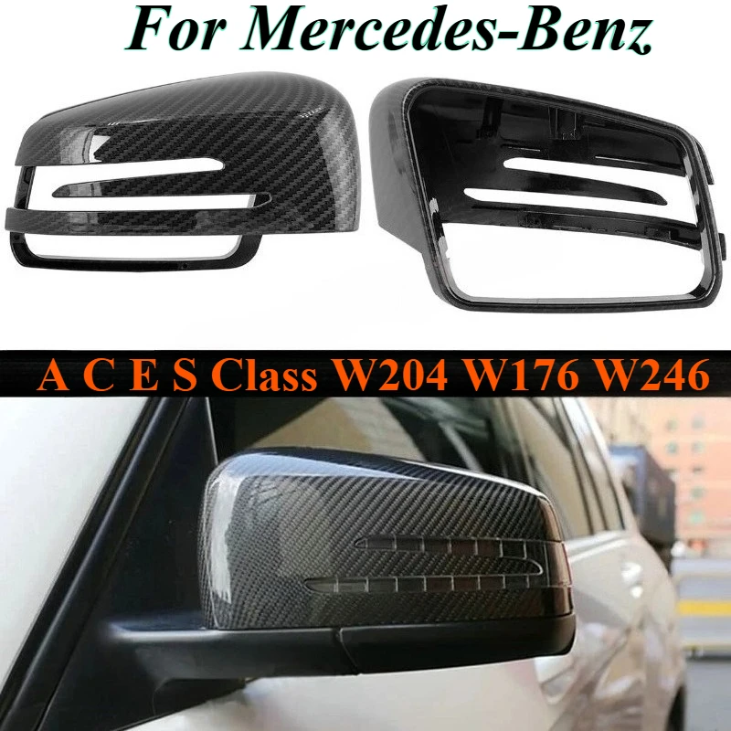 

Для Mercedes-Benz A C E S Class W204 W176 W246 Крышка зеркала заднего вида Корпус бокового зеркала Аксессуары для внешнего обновления