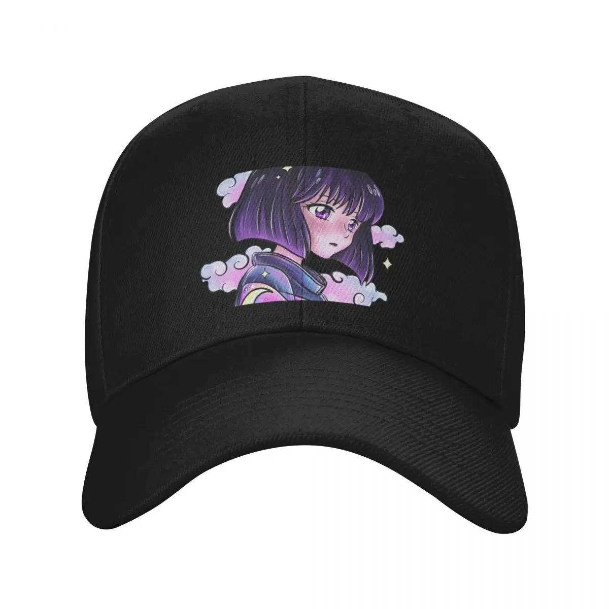 Sailor Saturn Hotaru Tomoe Baseball Cap derby hat Beach Bag Rugby Mens Caps Women's