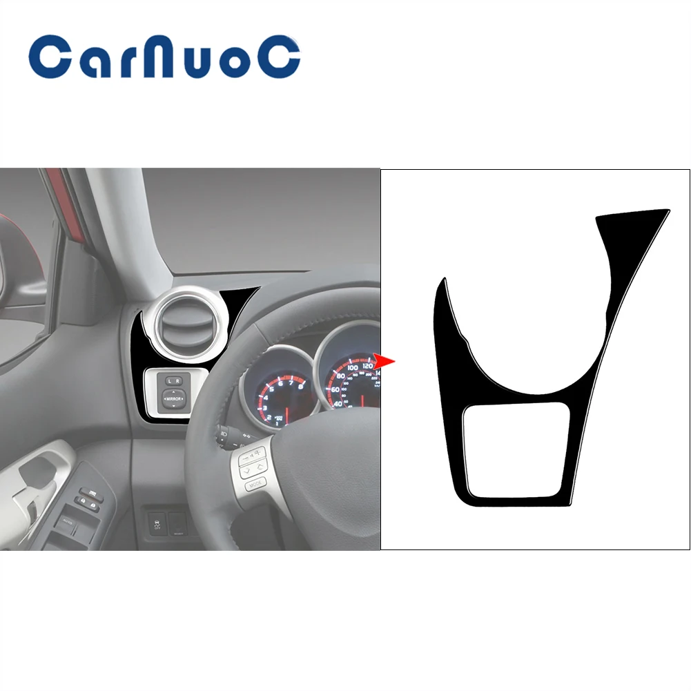 

Car Black Decorative Parts For Toyota Matrix 2009-2014 Driver Left Dashboard Vent Cover Sticker Auto Interior Trim Accessories
