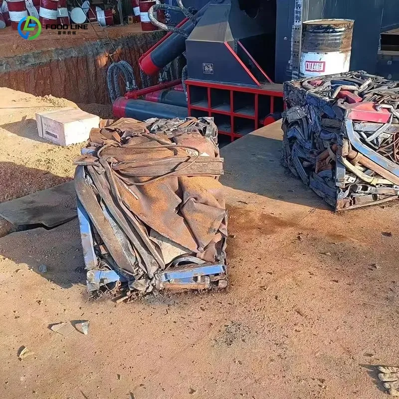 Customized Industrial Metal Baler Compressor Automatic Hydraulic Scrap Metal Recycling Machine