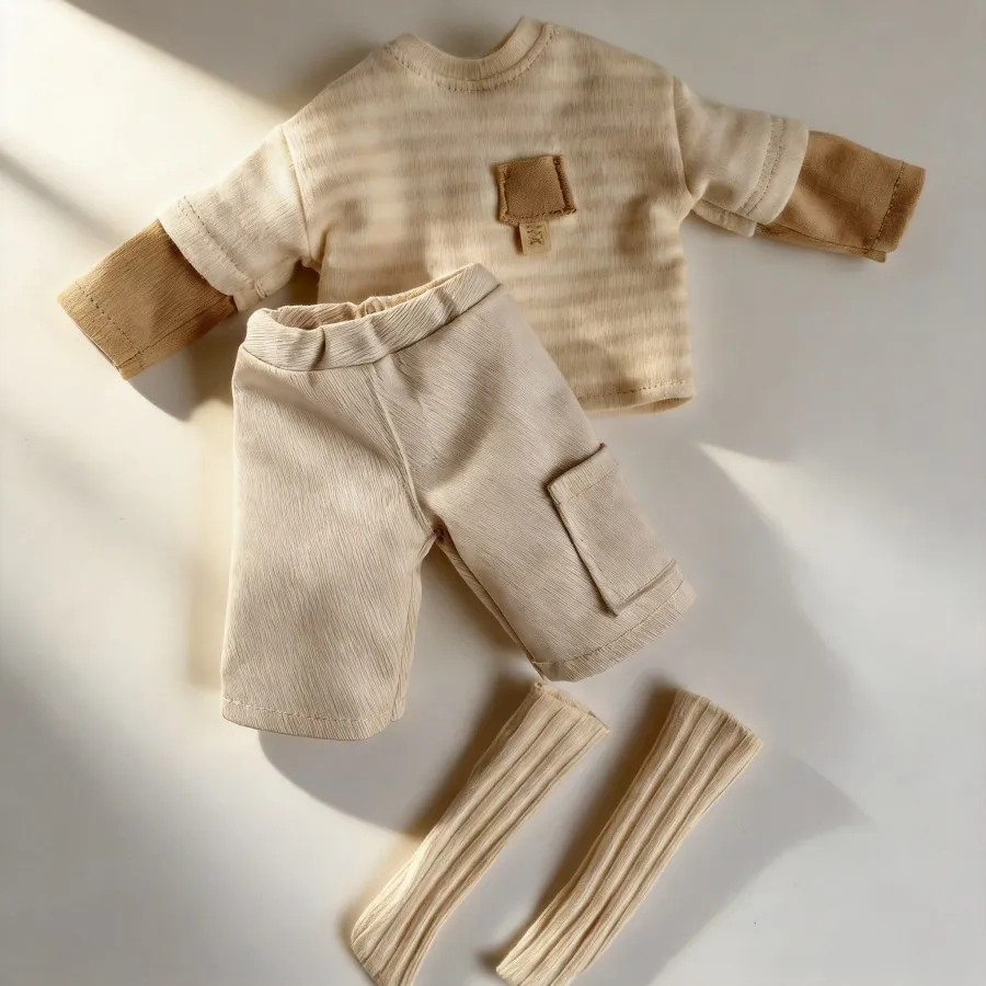 

1/6 30cm BJD Doll Clothes Sporty Cargo Style T-shirt+Shorts+Hoodie Set for 30cm BJD Doll