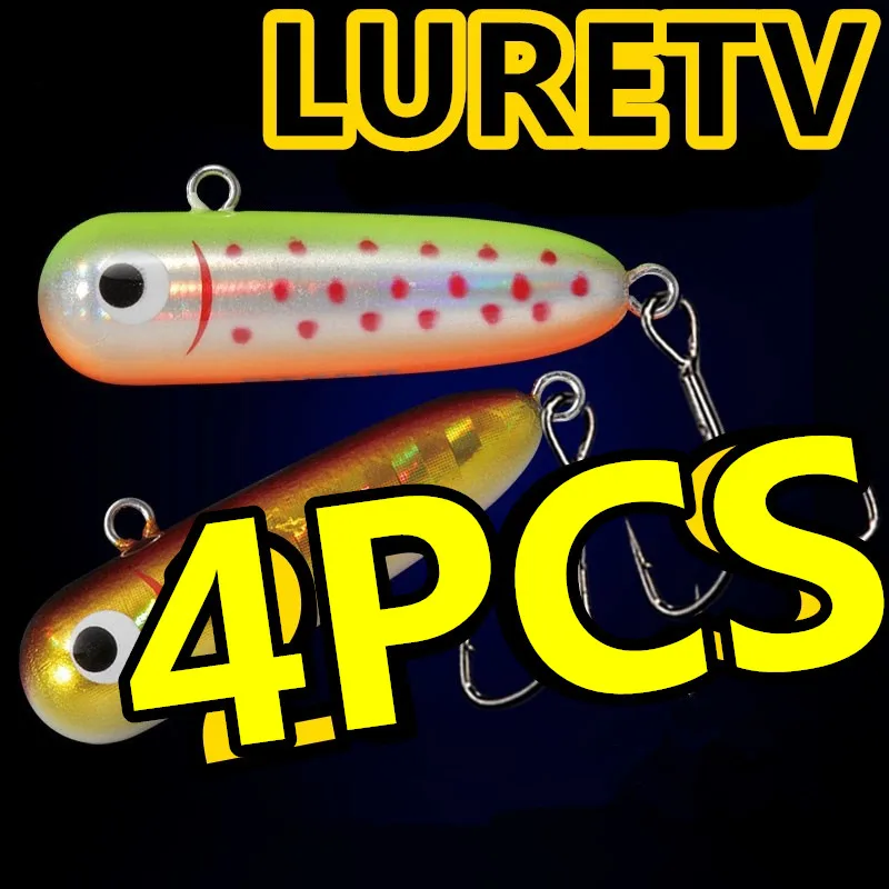 

LURETV SMITH SAME STYLE Btk Swimmer Mine 4PCS 3cm 3g False Bait Trout Bait 8004