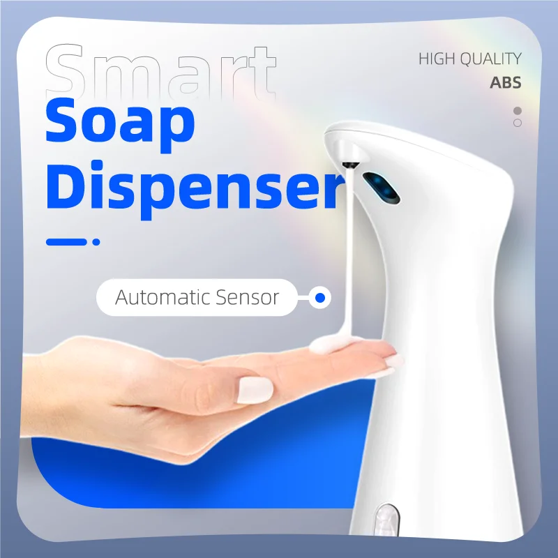 

Высококачественный водонепроницаемый автоматический дозатор мыла из АБС-пластика с датчиком, белый | Умный дозатор для мыла с сенсором для ванной комнаты