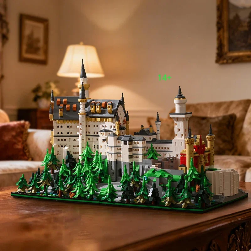Very Cheap European Castle Forest Landscape Home Decoration Set Suitable for Adult Birthday and Christmas Gifts