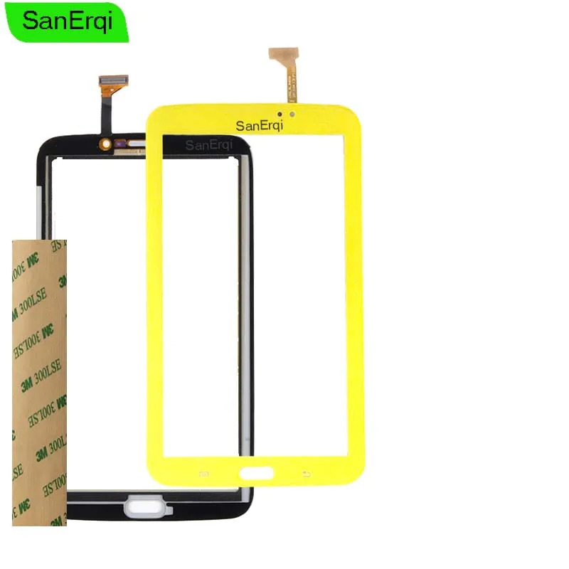 Digitalizador para Samsung Galaxy TAB 3 7.0 Kids SM-T2105 (Wifi) T2105 Tela de toque digitalizador de vidro cor amarela