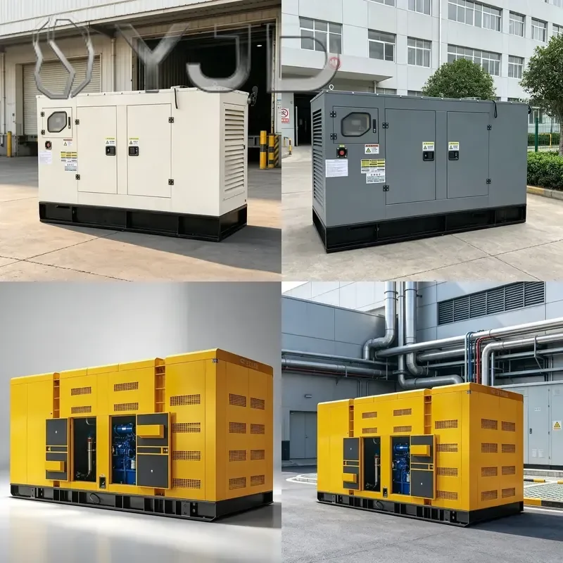 YJD High Power Weatherproof Silent Diesel Generator 60kW 220V 50/60Hz Auto Start Water Cooled 200A ATS Outdoor Industrial Use