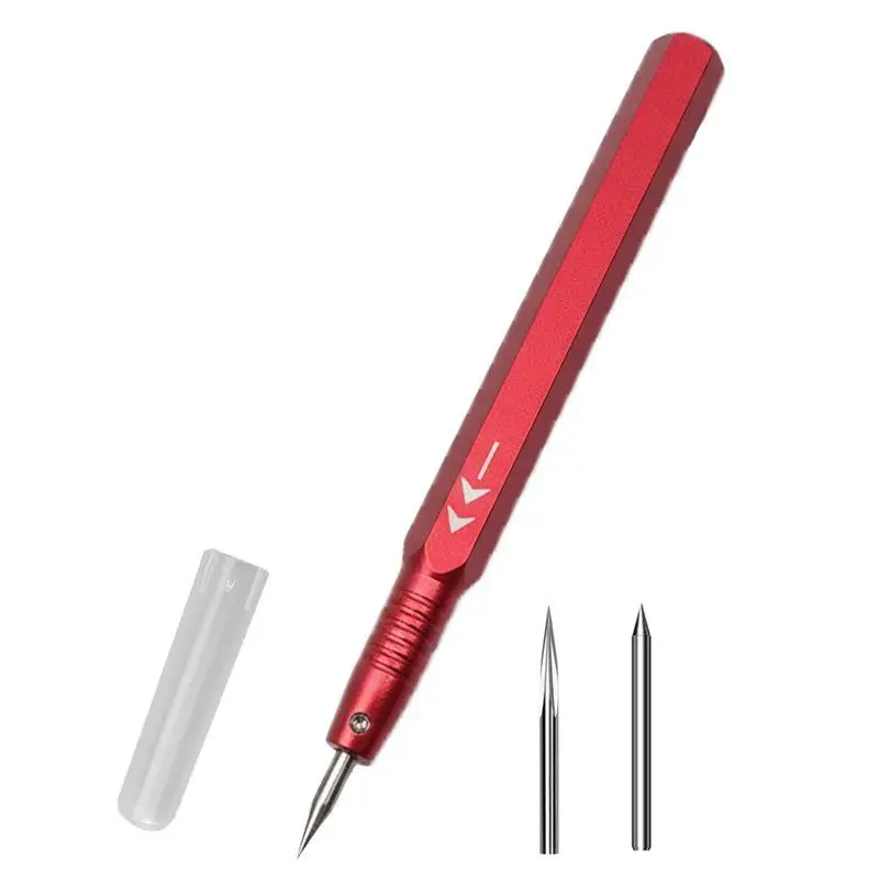 AEE2-Model Scriber Tool Set With Scribing Needle&Triangular Scraper-Panel Line Engraving Trimming Tool For Modeling Hobby