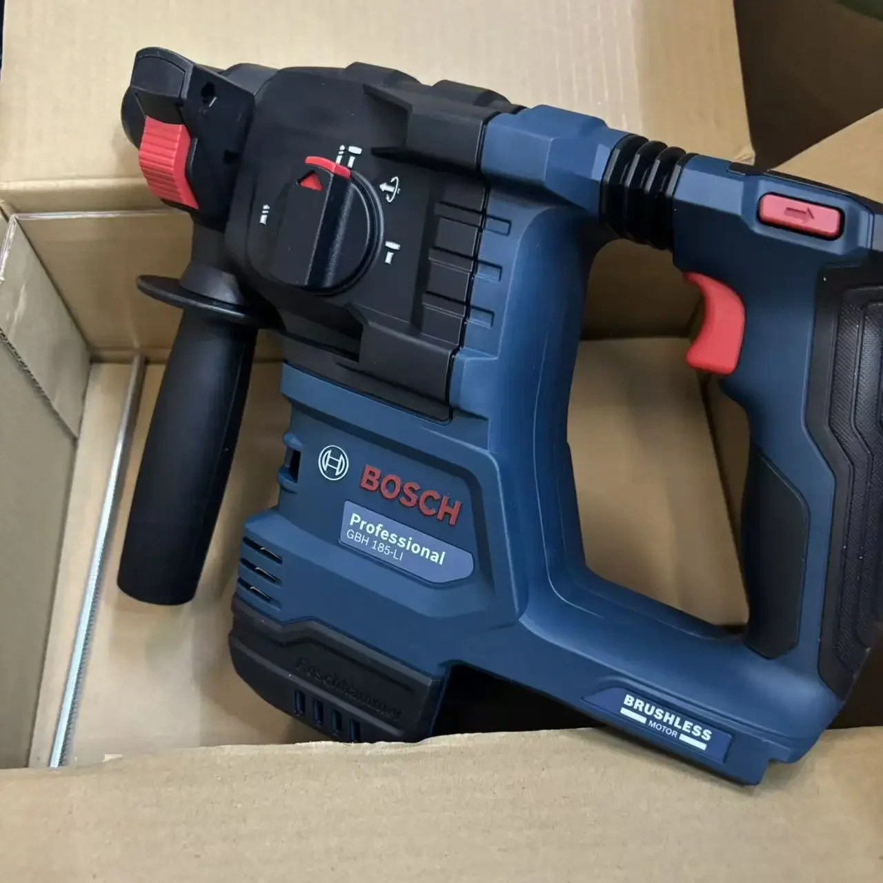 New Bosch GBH185-LI Cordless Impact Hammer, High Torque & Low Vibration, for Concrete Drilling & Demolition Tasks