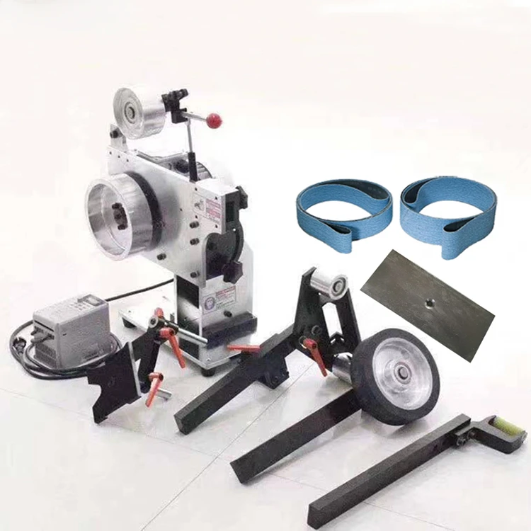 Cheap Price 2 x 72 Metal Plate Knife Belt Grinder Machine with three grinding heads