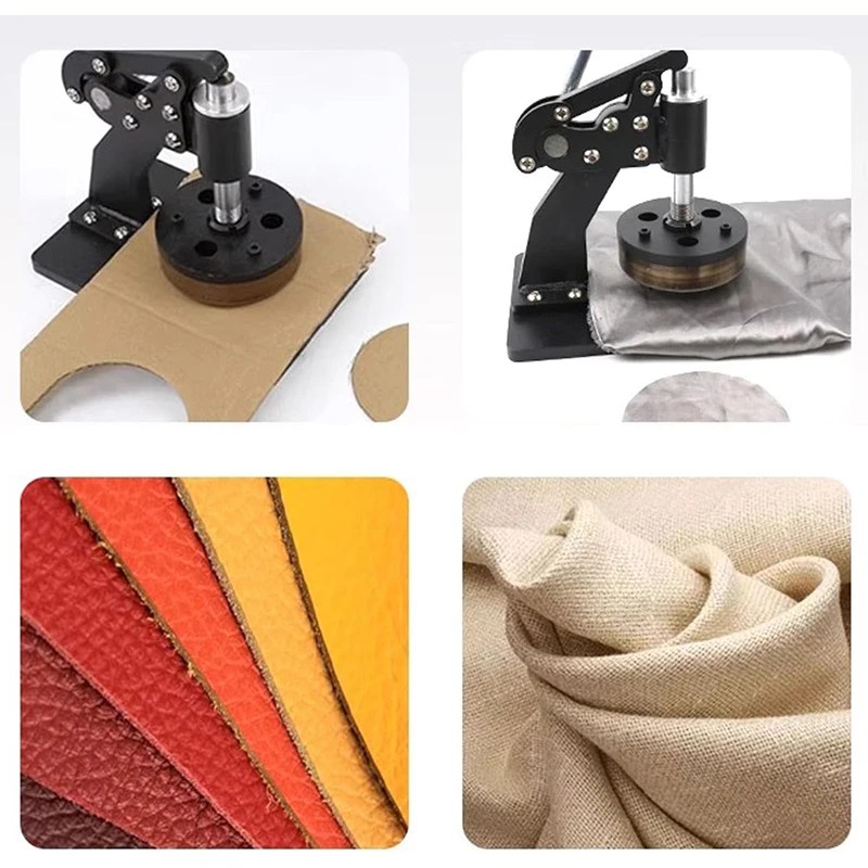 Fabric Sampler Cutter 100 Sqcm Textile Carpet Sample Cutter Round Cloth Sample Disk Cutting Leather Fabric Die Cutter