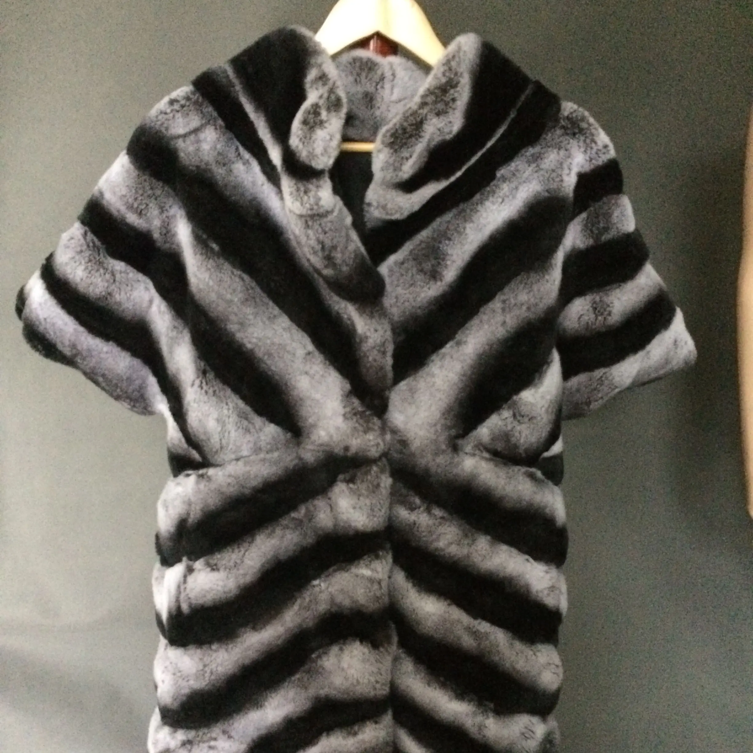 스트라이프 렉스 토끼 조끼(반소매, 스트라이프) 1907005