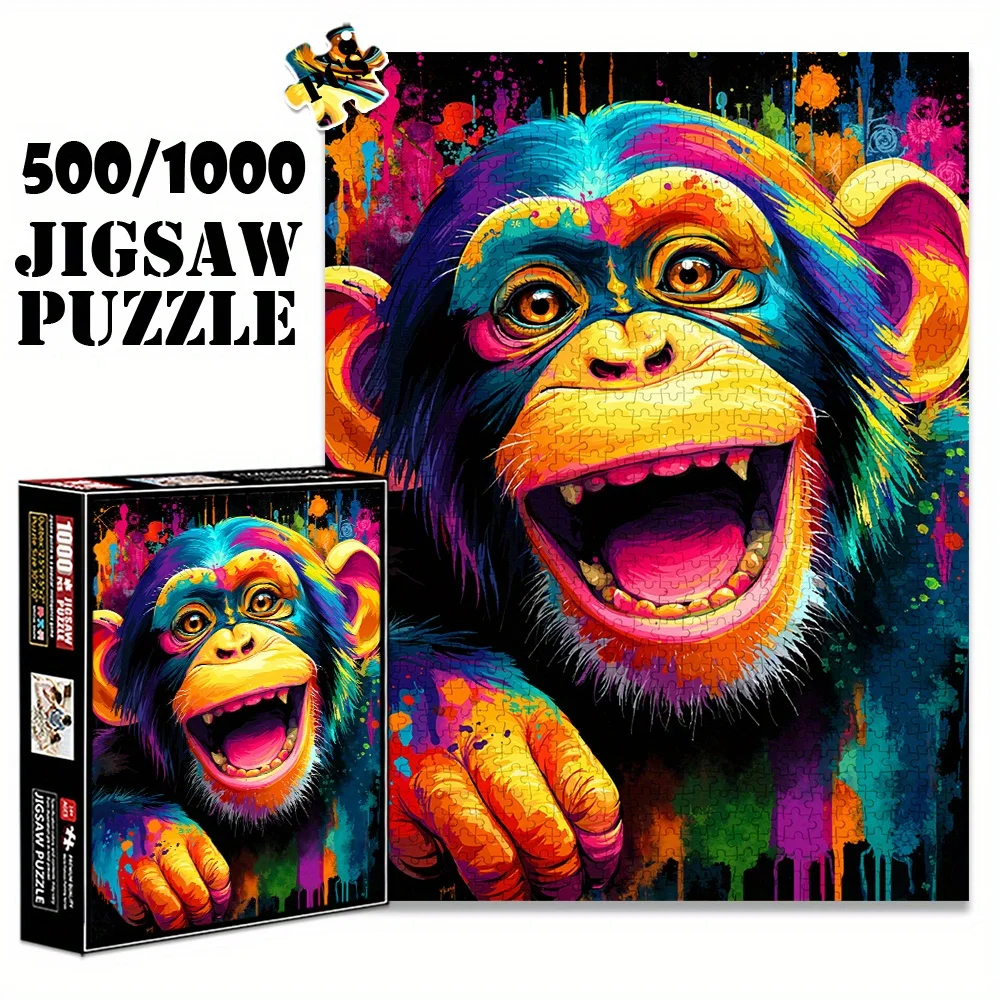 

1000 шт. (500 шт. Подходит для взрослых) Большой пазл 27,56x19,69 дюйма - Сад павлина: сложный мозг, - Бумага для царапин P