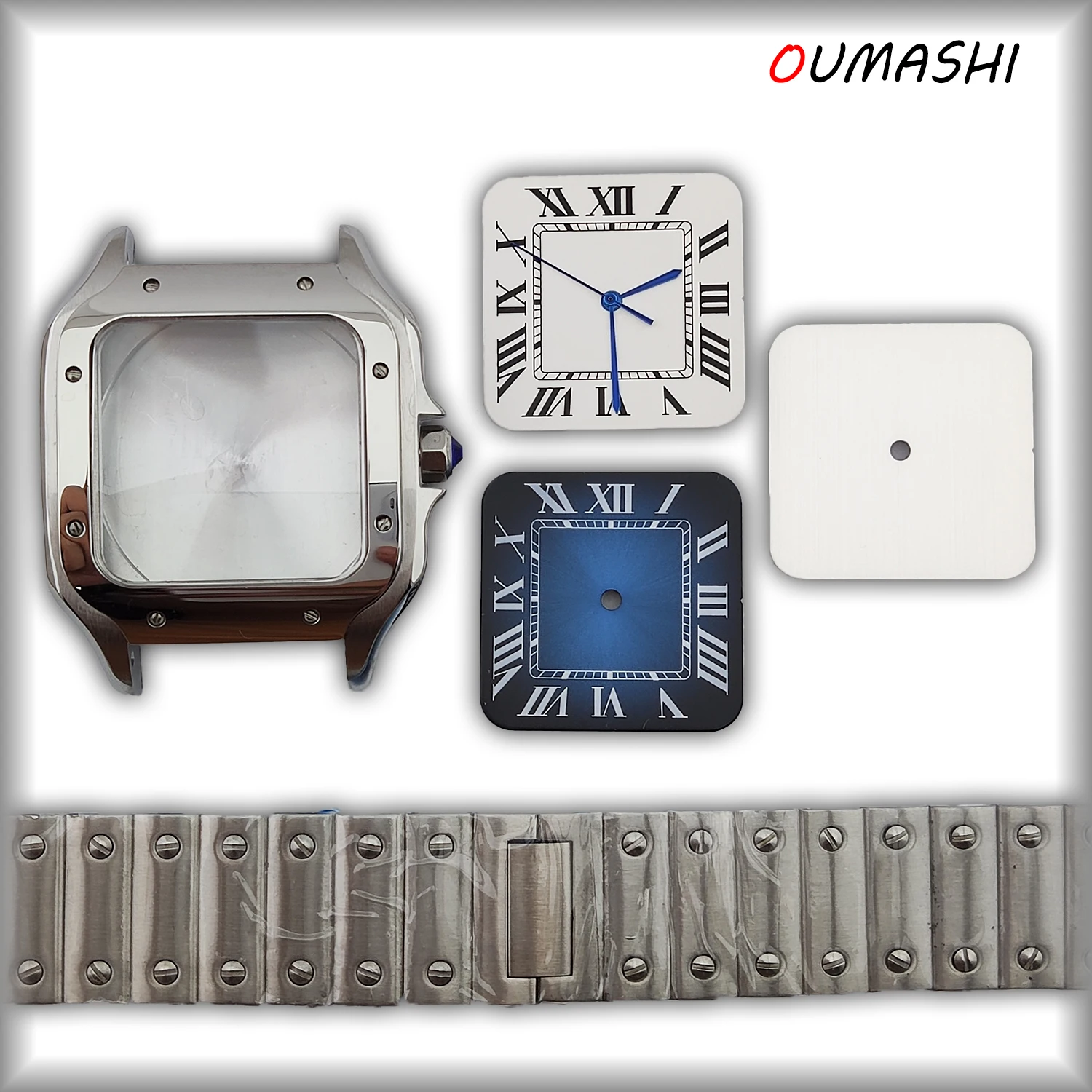 

Корпус 37 мм NH35 Квадратный корпус Аксессуары для часов Костюм Сборные детали NH35 Роскошные мужские детали часов