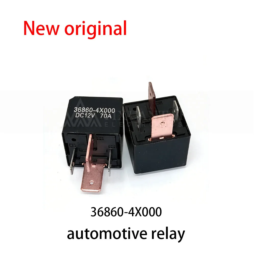 (10pcs) 100% New relay 36860-4X000 4-pin normally open 12VDC 70A DC12V automotive relay