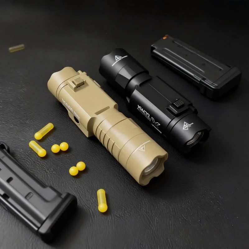 X300 Tactical Gun Light, Fits 20mm Rails on Airsoft Guns, High-Lumen Output for Wargames and Outdoor Use