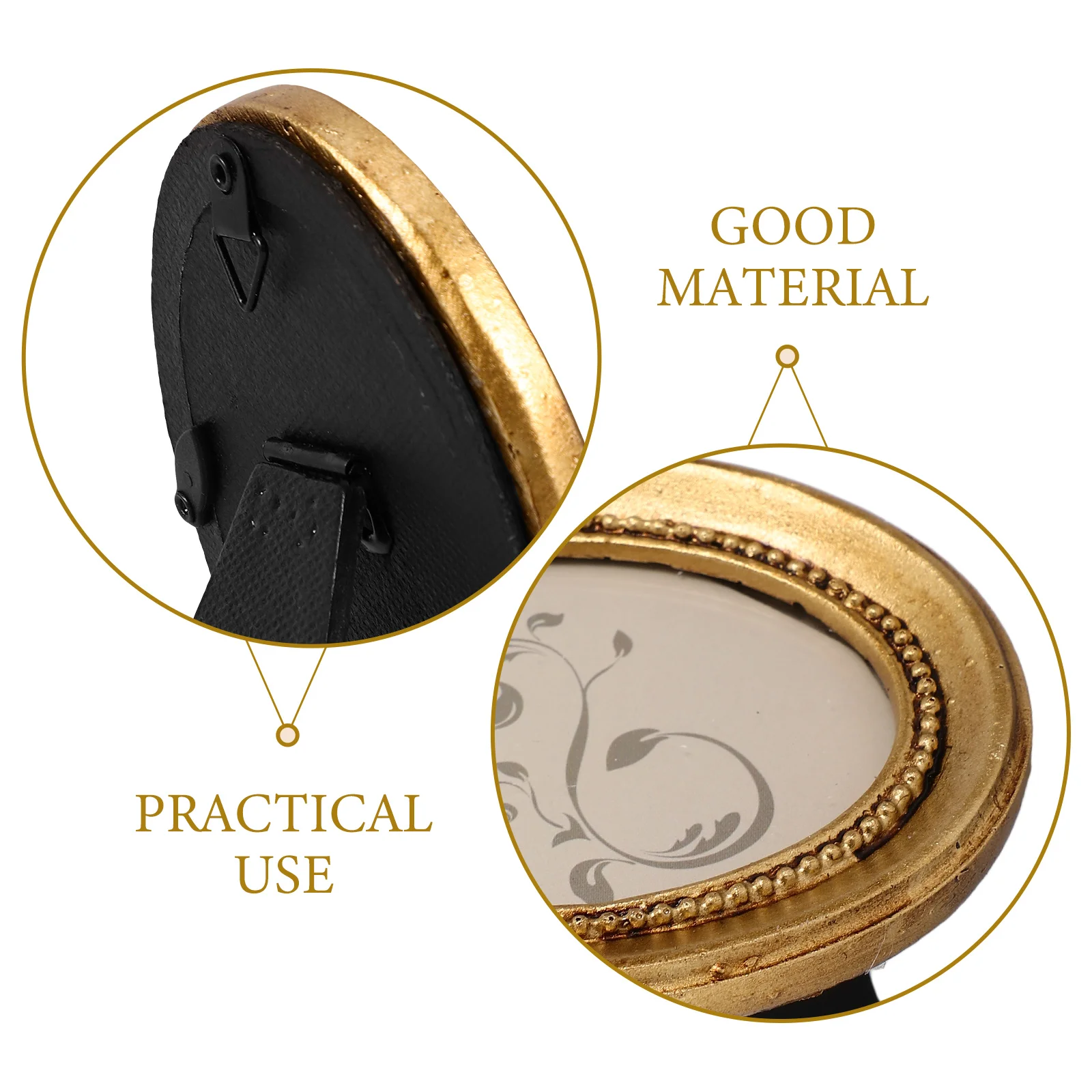 مجموعة صور الراتنج خمر إطار الصورة البيضاوي الرجعية ديكور جدار المنزل مكتب متجر الديكور إطار العرض