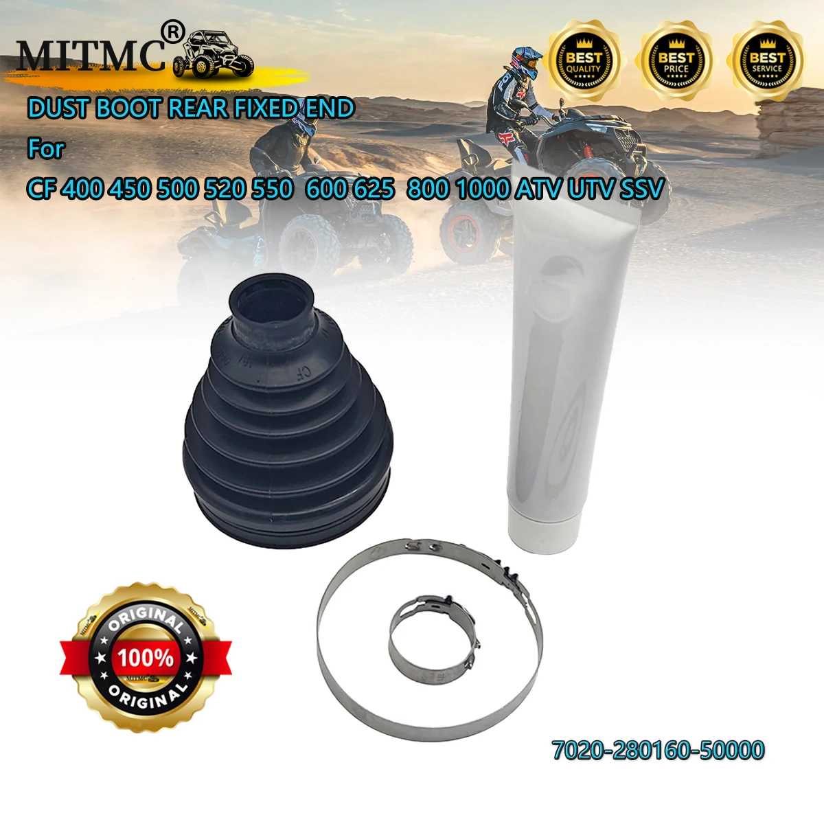 

Оригинальный пылезащитный чехол с задним фиксированным наконечником для CF CF 400 500 520 550 600 625 800 1000 ATV UTV SSV 7020-280160-50000
