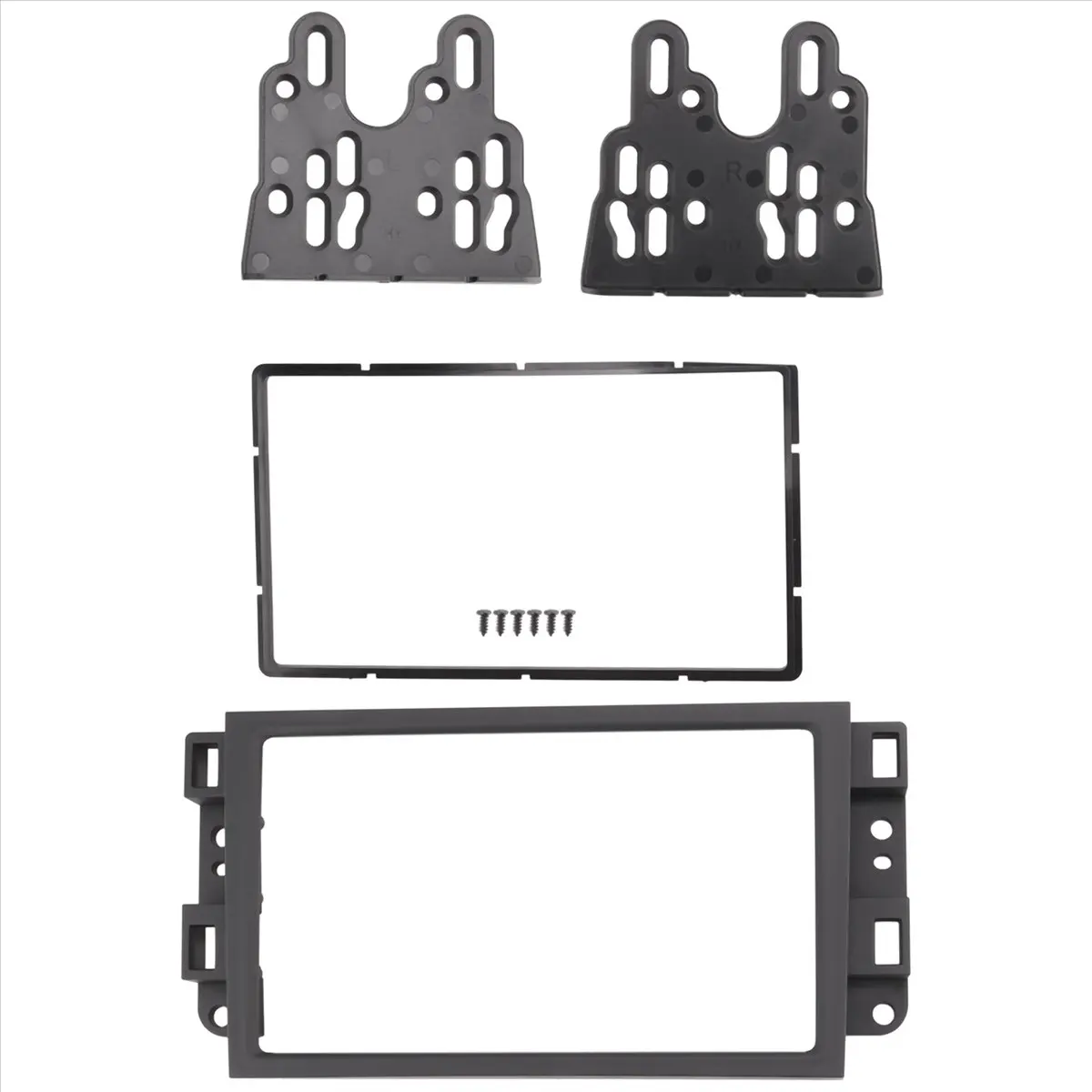 Compatible 2Din Car Radio Fascia CD DVD Audio Dashboard Panel Frame for Chevrolet Captiva / Lova / Gentra / AVEO