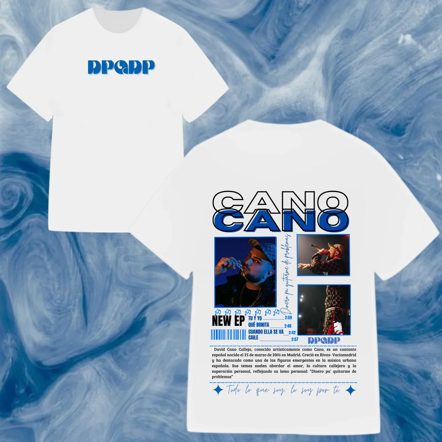 Camisetas de rapero Cano Triana Tour Merch para hombre y mujer, camiseta Y2k a la moda, camiseta de Hip Hop, pantalón corto informal cómodo, camiseta de manga