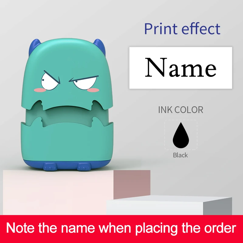 Benutzerdefiniertes Cartoon-Baby-Namenstempel-Set – wiederverwendbar für Baumwoll-/Modal-Kleidung und Schultaschen, ungiftige, wasserfeste Tintenversiegelung