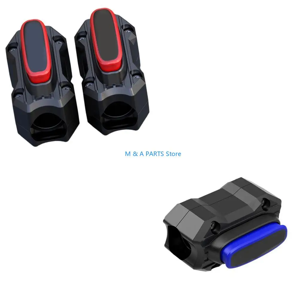 U1JF 2pcs Plastic Motorcycle Crash Pads for Effective Damage Reduction and Decorative