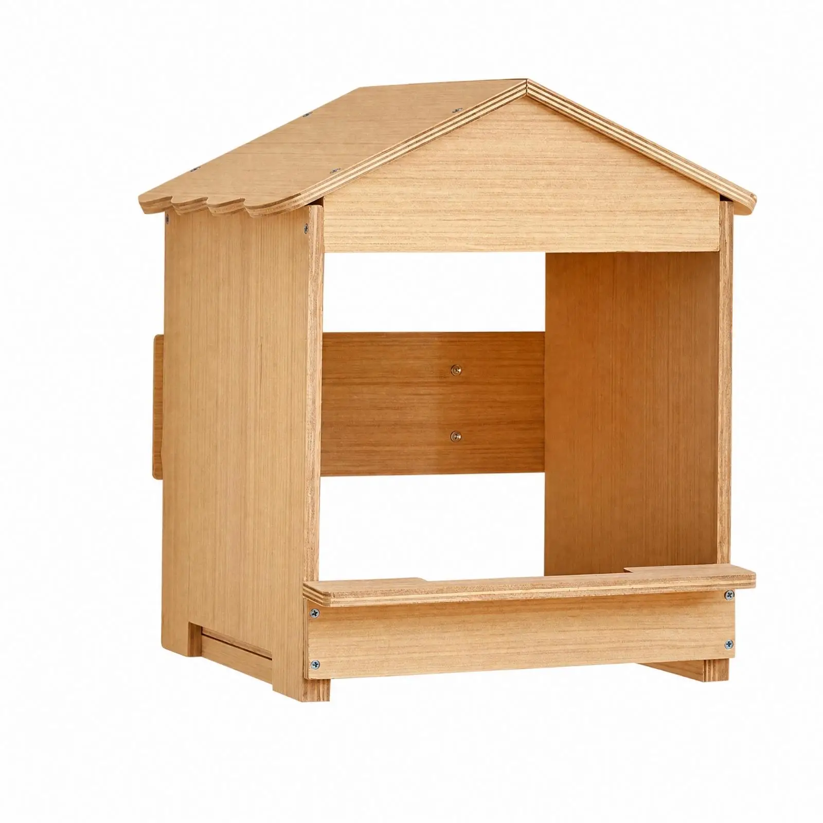 Elevated Wood Wall Mount Chicken Coop Nesting Box for Small Flock Outdoor Hen House Egg Shelter