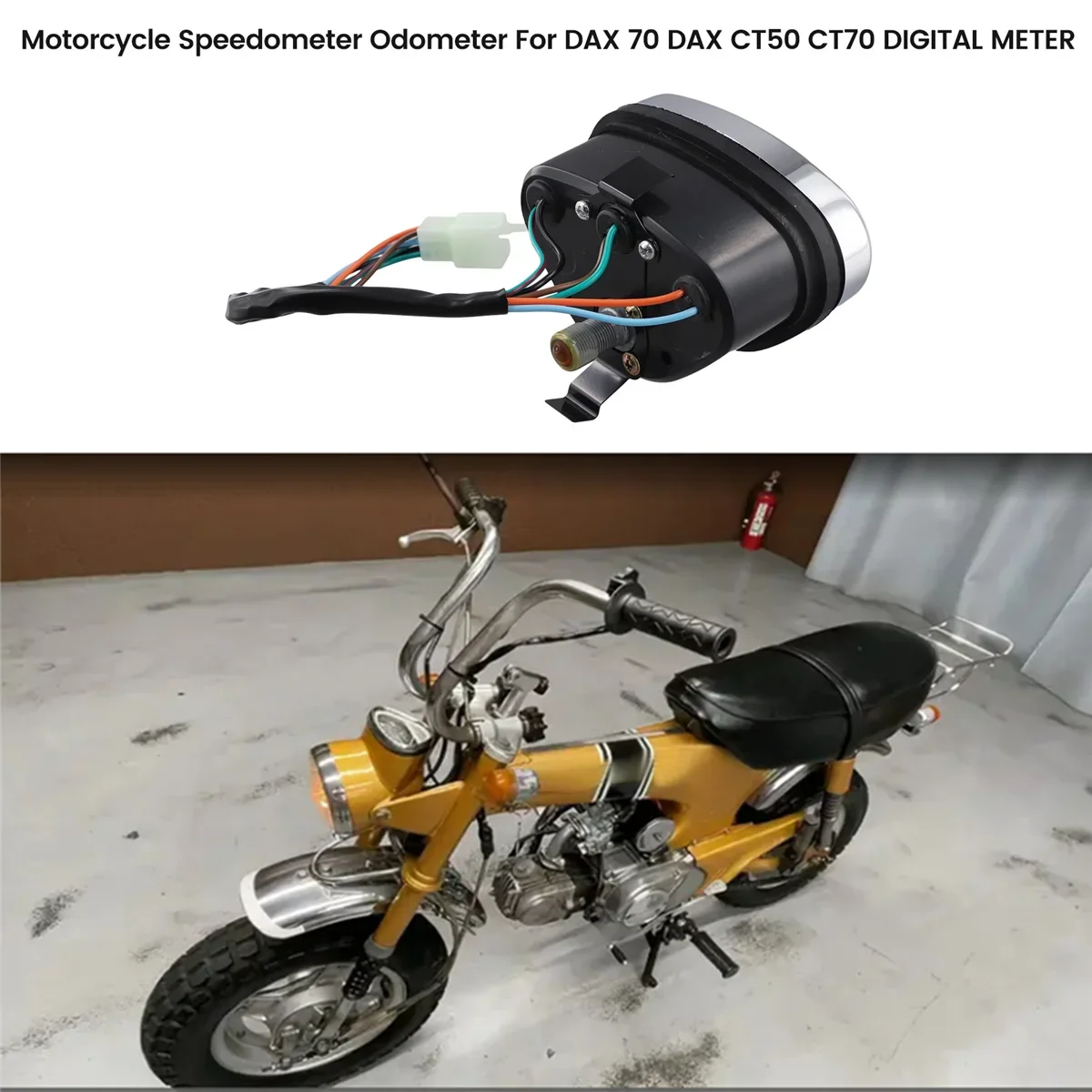 

Motorcycle Speedometer Odometer for Honda DAX 70 DAX CT50 CT70 DIGITAL METER