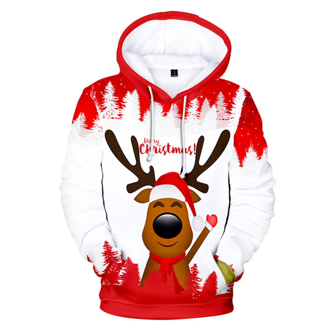 

Unisex Man Woman Funny Harajuku Pullover Hoodies Sweatshirts Men Fashion Autumn And Spring Christmas 3D Print Oversized Hooded