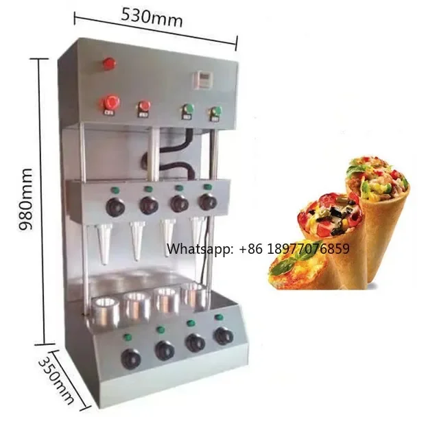 2026 New Electric Stainless Steel Pizza Cone Maker/Dough Forming Machine/Conical Pizza Making Machine