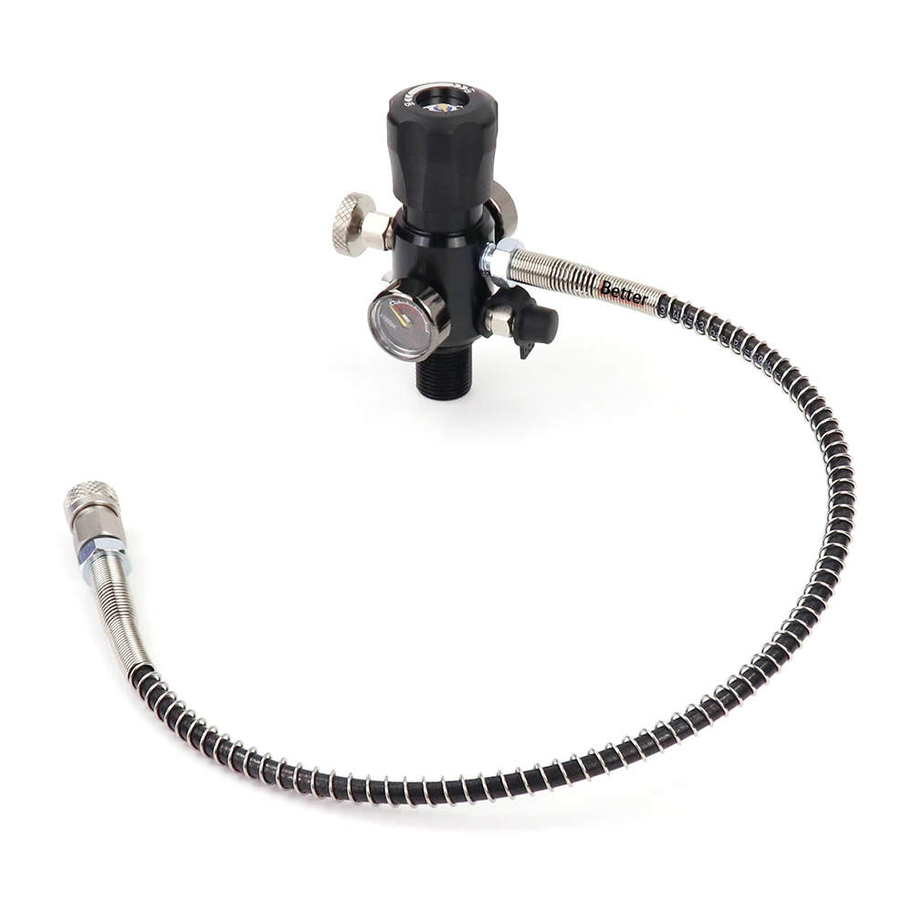 High Pressure Air Tank Charging Valve 300Bar Filling Station Cylinder Refill Adapter With M18x1.5 Or 5/8-18UNF Thread