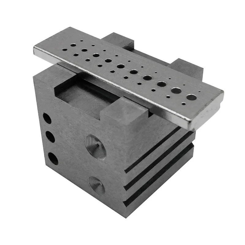 30 Holes Drilling Stakes Base,Assort Size Hole Aluminum Alloy Drill Holder Watch and Jewelry Drill Tool for Watchmakers