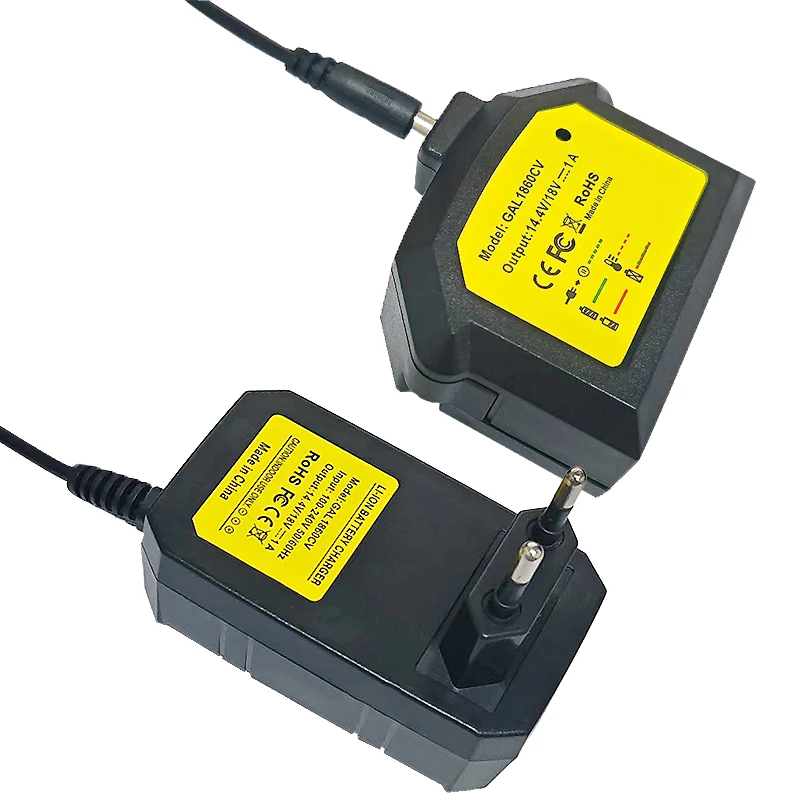 Compatible with For Bosch 14.4-18V Li-ion Battery Portable Battery Replacement Charger GAL1860CV Lithium Battery Charger Adapter