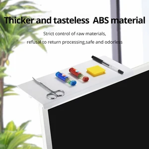 TV -Set Top -Box -Speicherregal, Router -Fernbedienung, kleine Zubehör, multi funktionaler, einstellbares Rack, Weiß, Schwarz, 1PC 12 Hauptverkäufe Banco Shoeira Exterior - №2