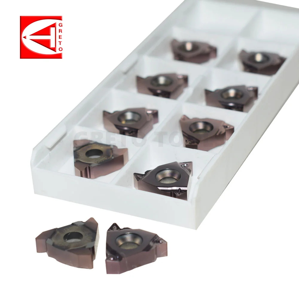 GRETO 16ER300ISO Cnc Carbide Inserts Cutting Turning Tool For Metal Cut 16ER250ISO 16ER200ISO 16ER150ISO 16ER100ISO