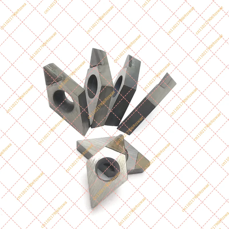 DCGW070202/04/08 PCD CBN CNC Lathe Turning Inserts for High Hardness Precision Finishing