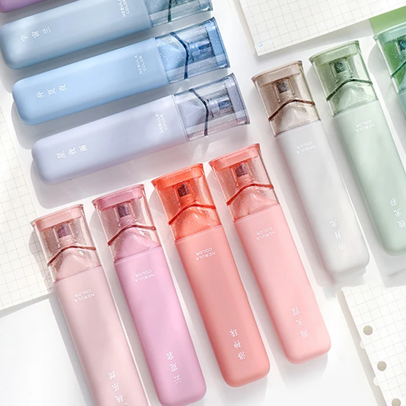 1Set 4 Color Highlighter Pen Fine Flash Markers Painting Maker For Scrapbook Diary Journal Student Kids Stationery Supplies