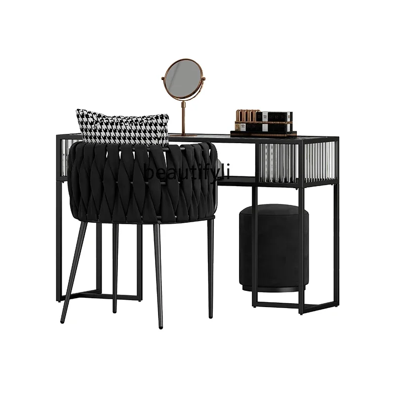 

Nordic fashion, manicure table and chair set combination manicure table single double modern simplicity, glass creativity