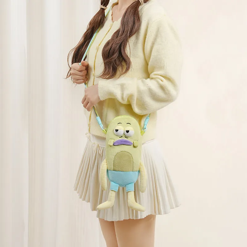 

Новая плюшевая сумка-кроссбоди Potdemiel Road Mermaid, милый забавный студенческий рюкзак в корейском стиле, аниме-подарок на день рождения для друга