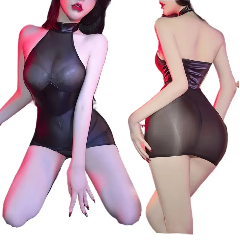 

Sexy Car Model Girl Office Lady Cosplay Costume Perspective Erotic Lingerie for Women Stewardess Outfit Secretary Hip Wrap Skirt