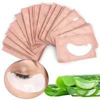 100 pares de pegatinas para injerto de pestañas, parche de hidrogel, suministros de extensión de pestañas suaves y no irritantes, parches, herramienta de maquillaje