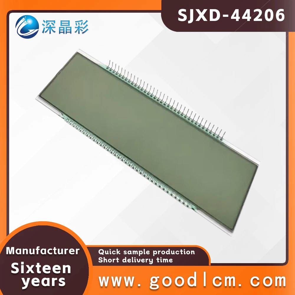 schermi a strisce lunghe con display digitale a 8 caratteri, schermo con codice segmento TN ad alto contrasto SJXD-44206 Con punto decimale