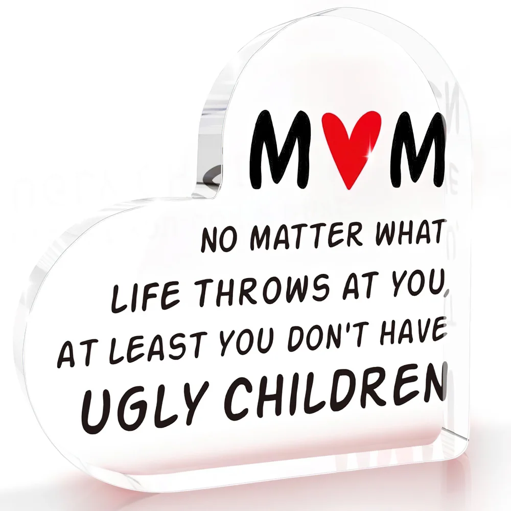 acrylic effect/pattern Mom's birthday gift, interesting Christmas gift ideas for mom, no matter how difficult life is